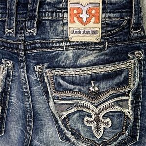 Rock Revival Mens Jeans KRYS Straight Size 34